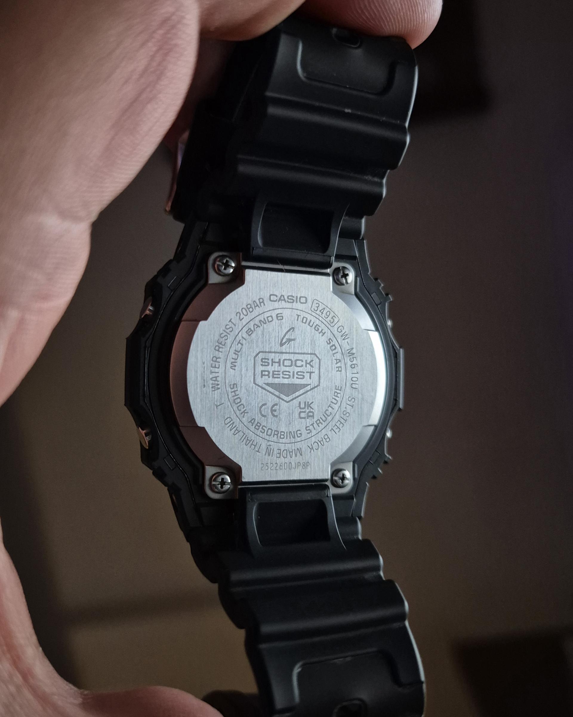 The back of the watch.