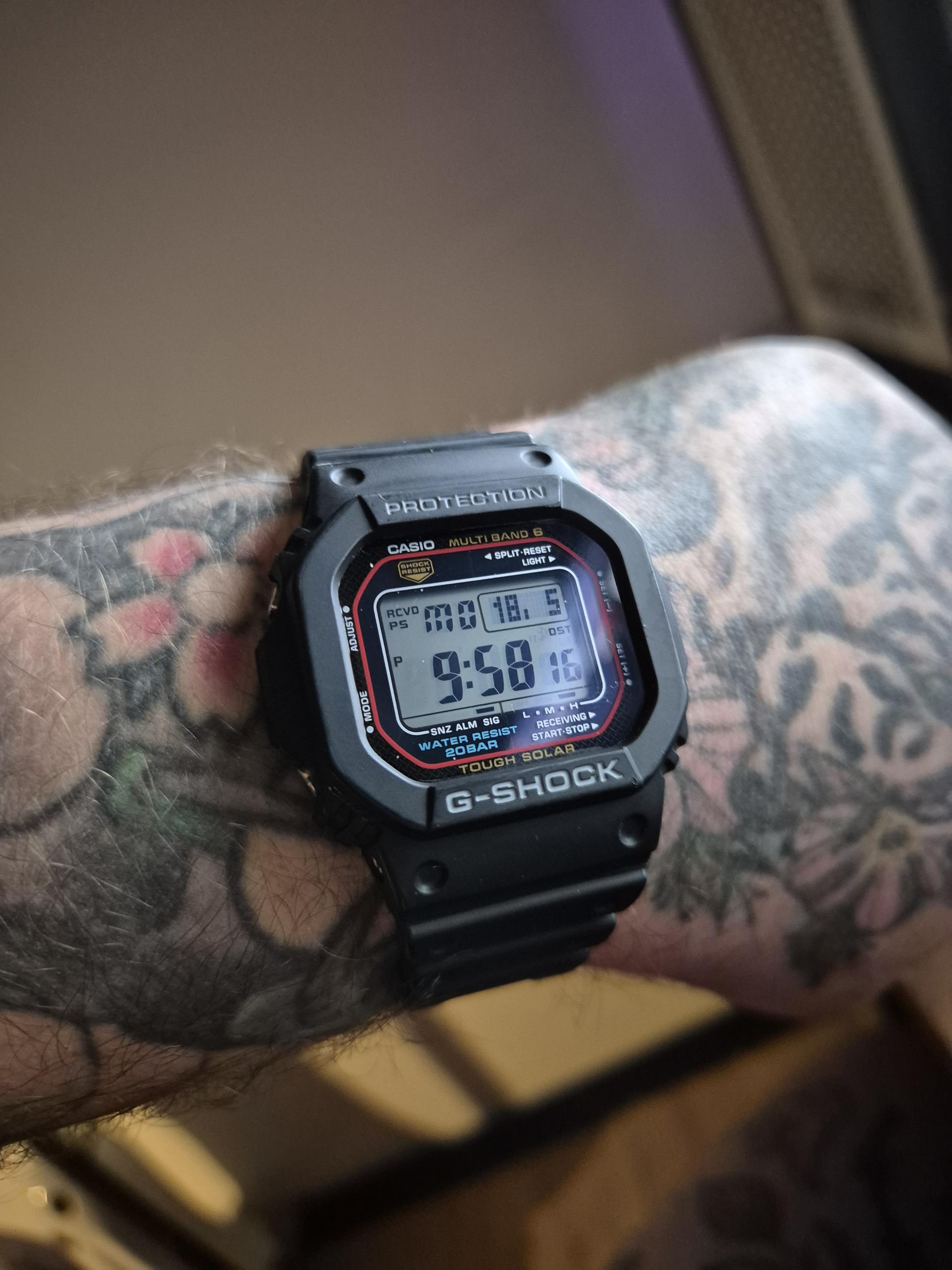 The front of the watch.
