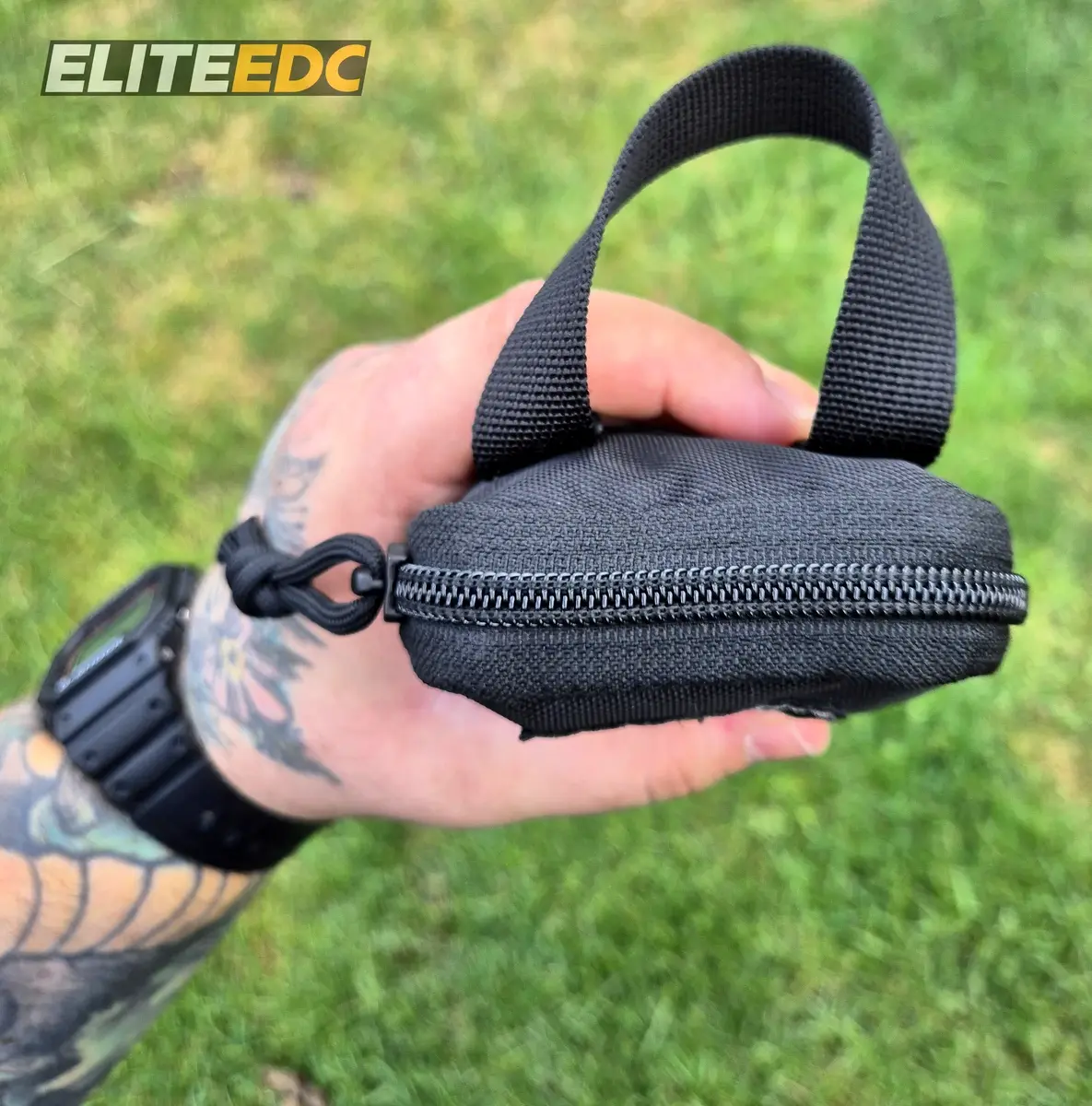 Maxpedition Micro top profile held in hand