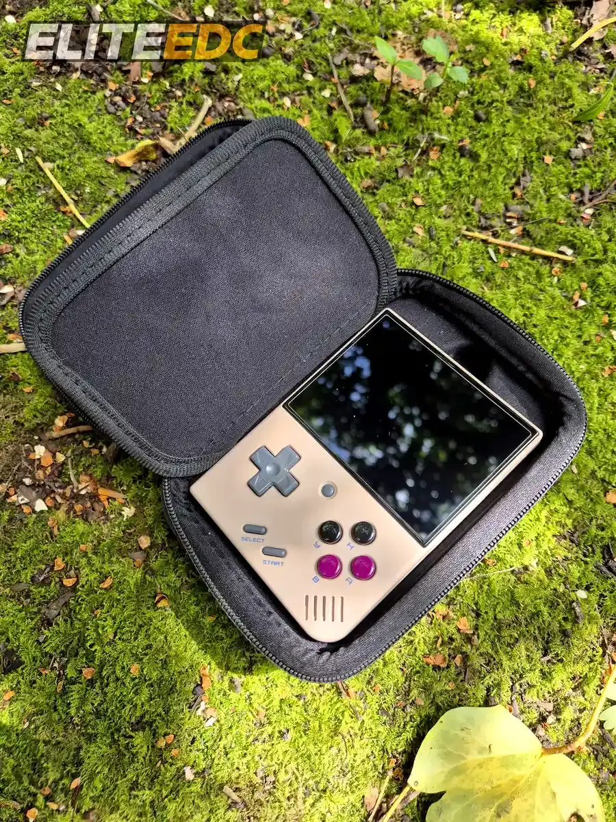 Miyoo Mini Plus inside the carry case
