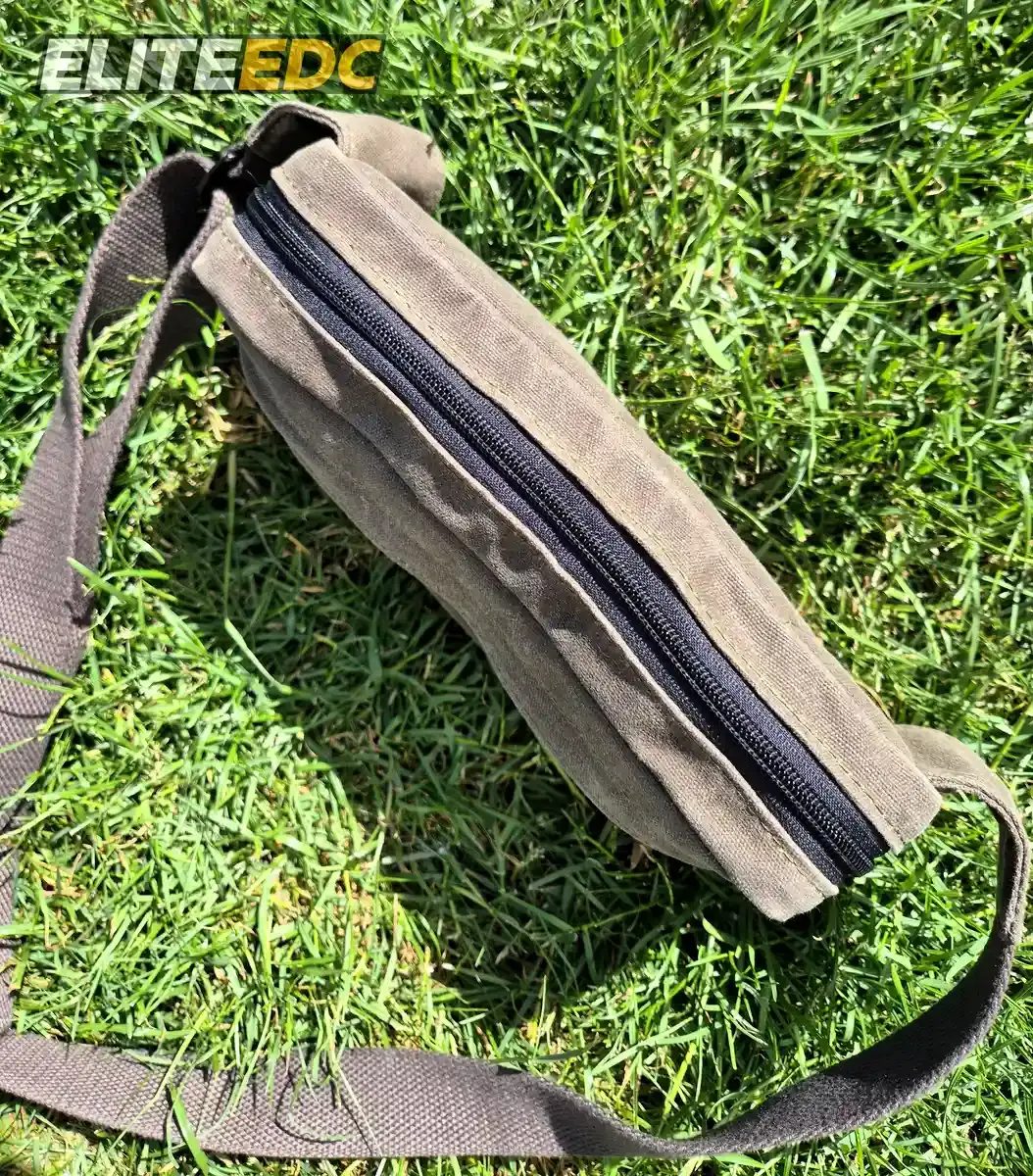 NutSac Speed Sling top profile showing slim depth