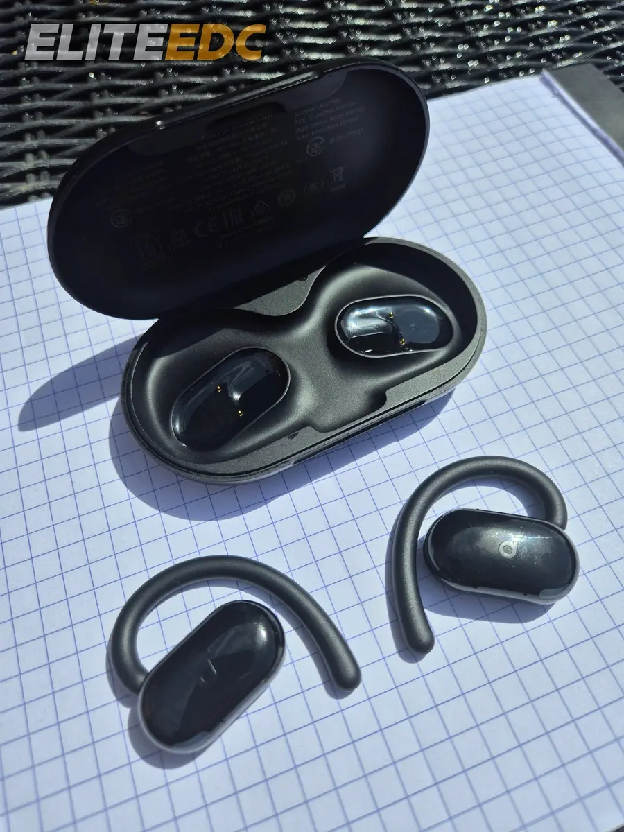 Anker Soundcore V20i earbuds face down
